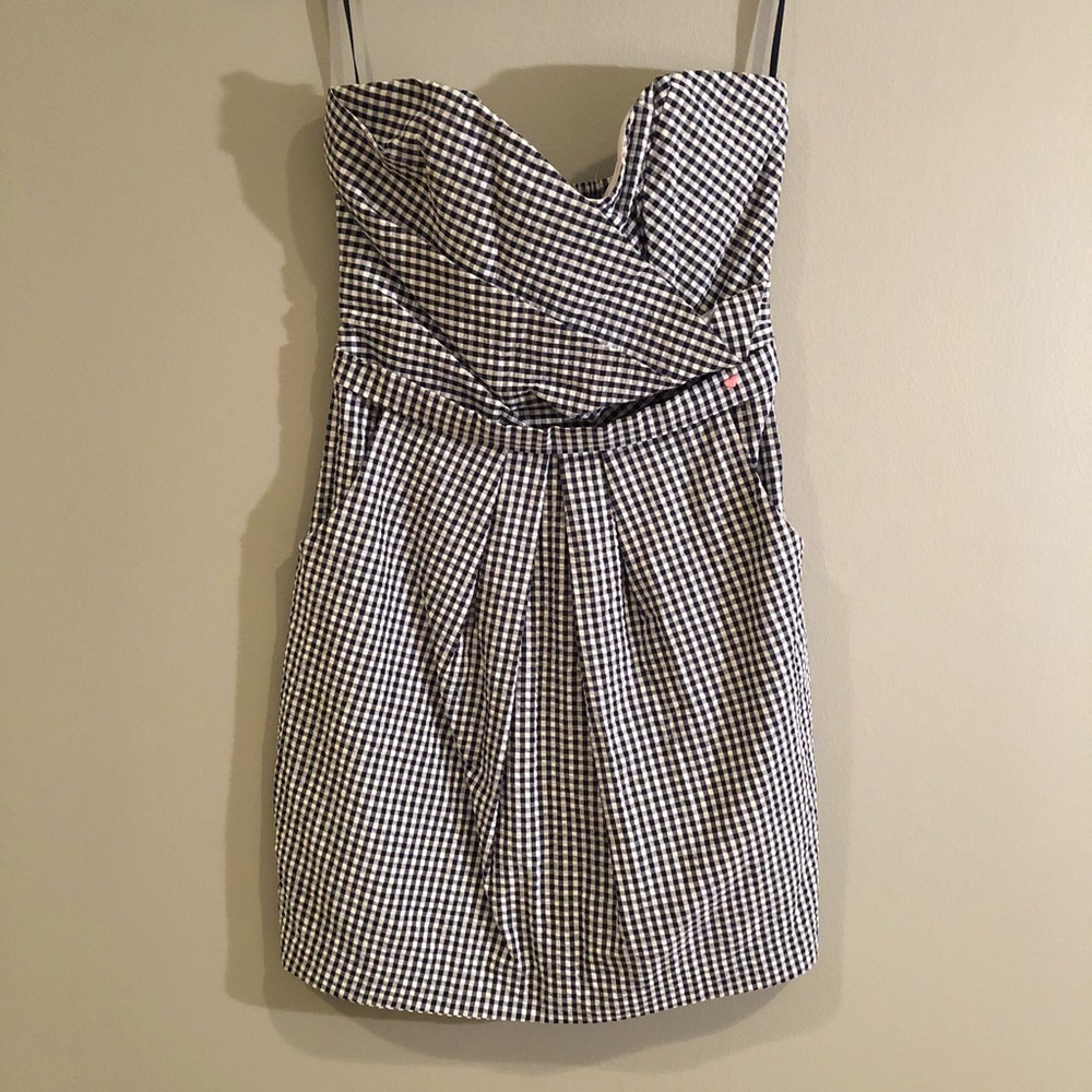 Baby Angel // Strapless Gingham Dress